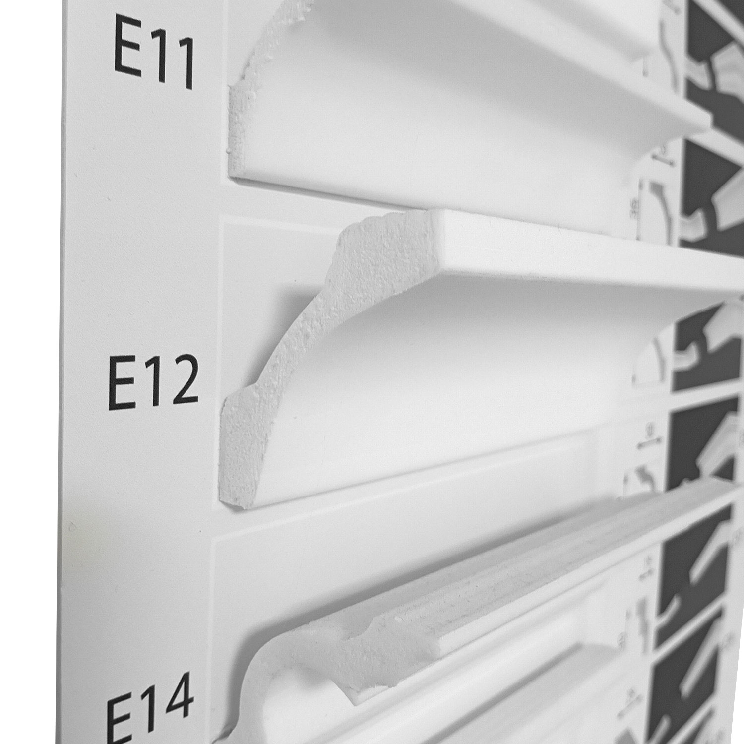 Cornisa E12 50 x 50mm x 2mt XPS Caja 64 unidades