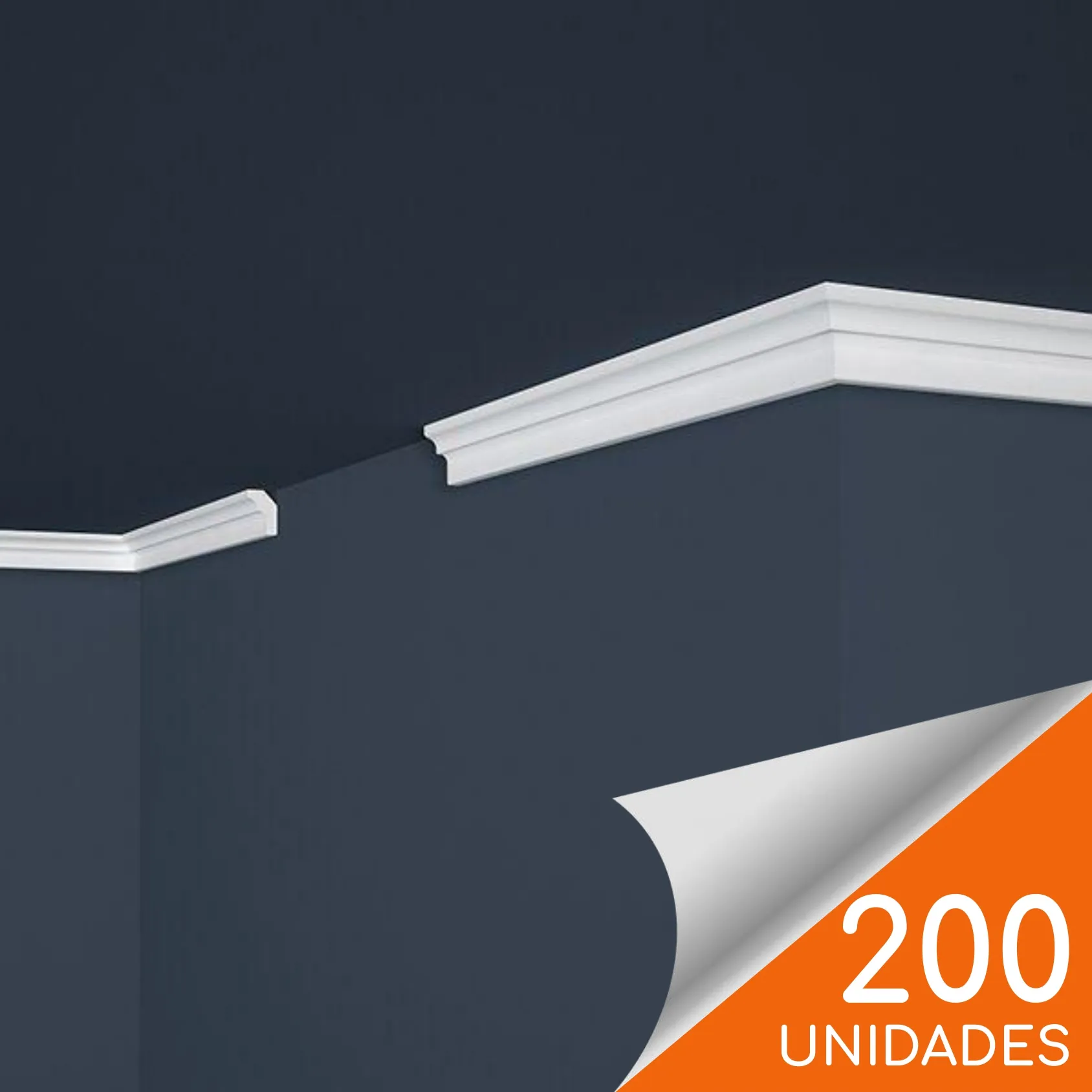 Cornisa E2 25 x 17mm x 2mt XPS Caja 200 unidades