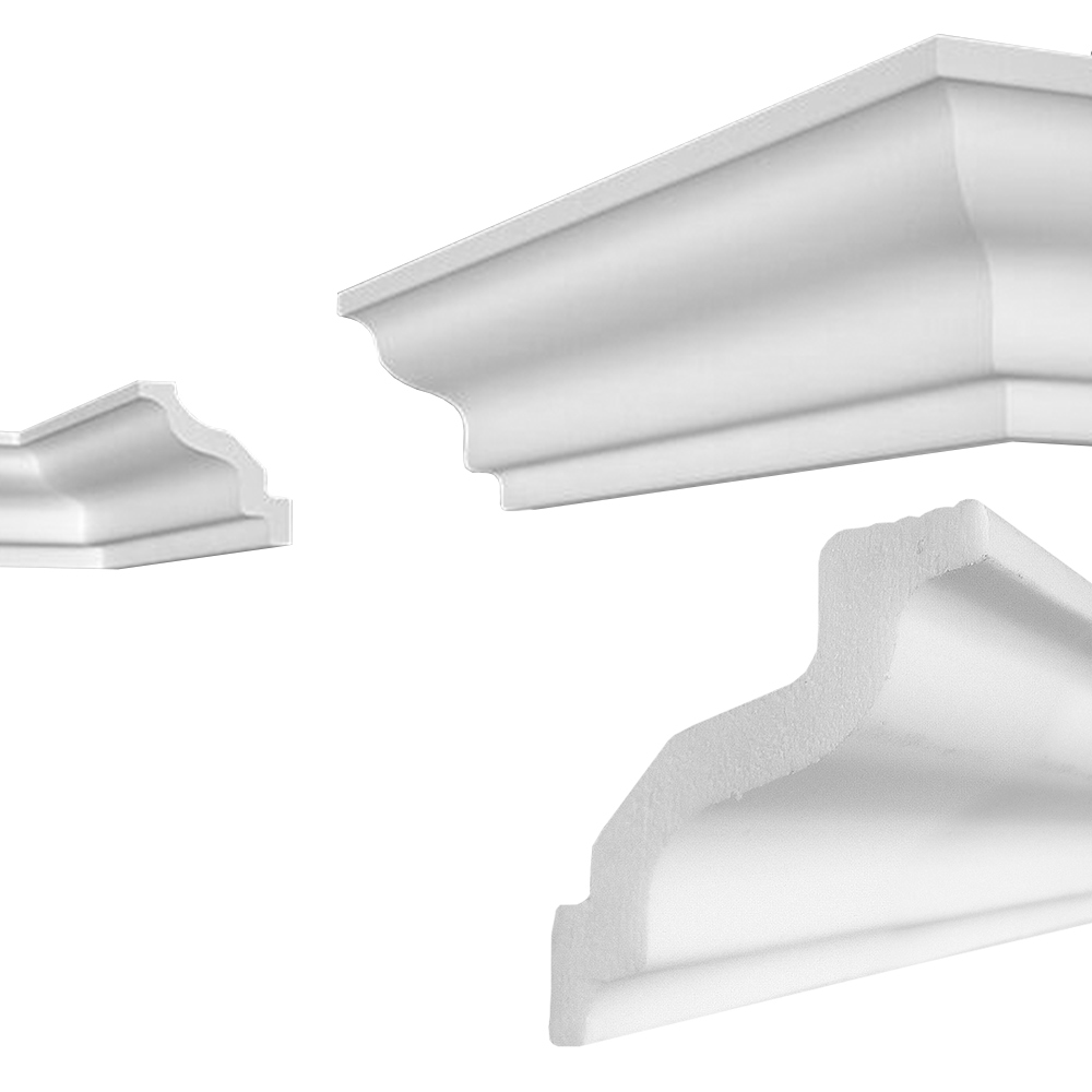 Cornisa E8 72 x 72mm x 2mt XPS Caja 39 unidades