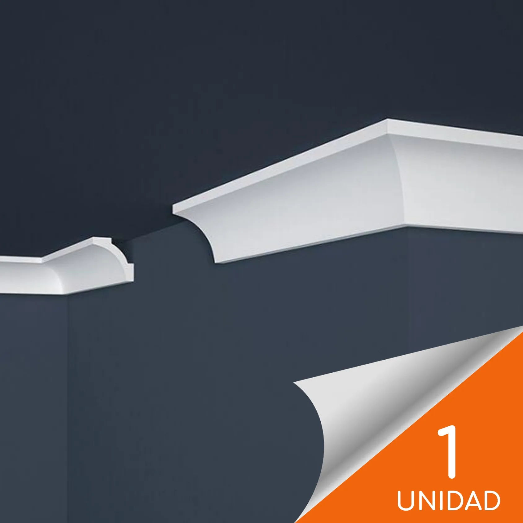 Cornisa E12 50 x 50mm x 2mt XPS 1 unidad