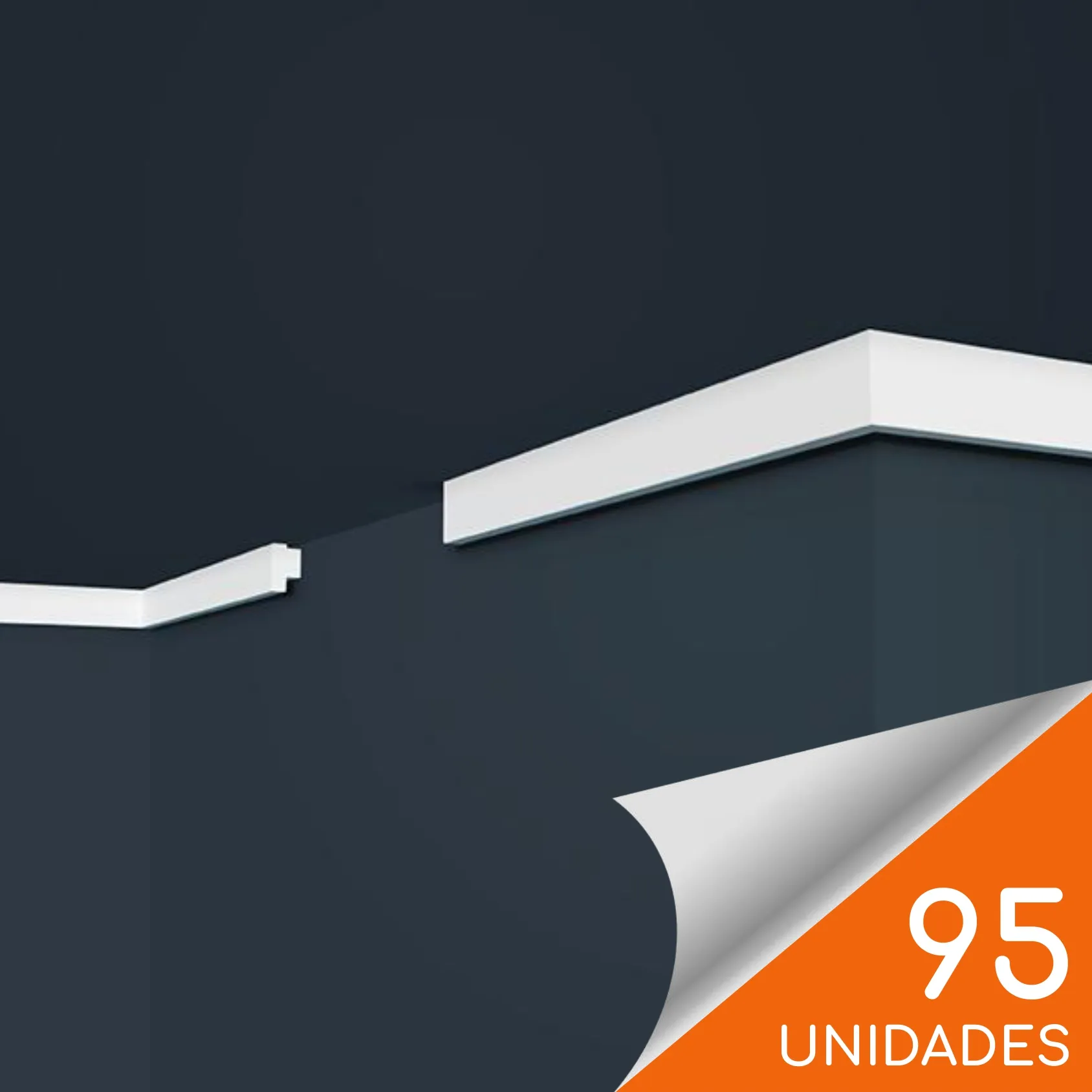 Cornisa E44 32 x 20mm x 2mt XPS Caja 95 unidades