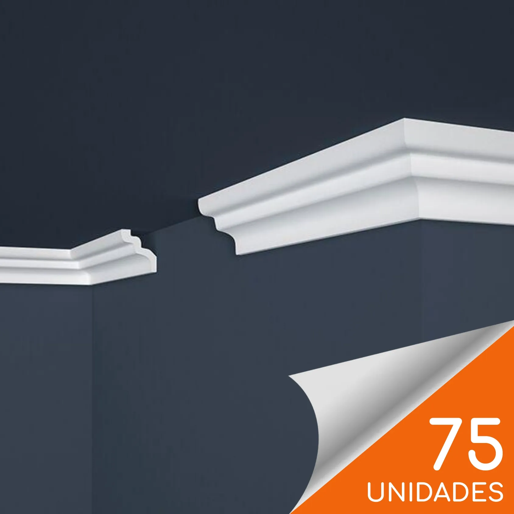 Cornisa E7 50 x 46mm x 2mt XPS Caja 75 unidades