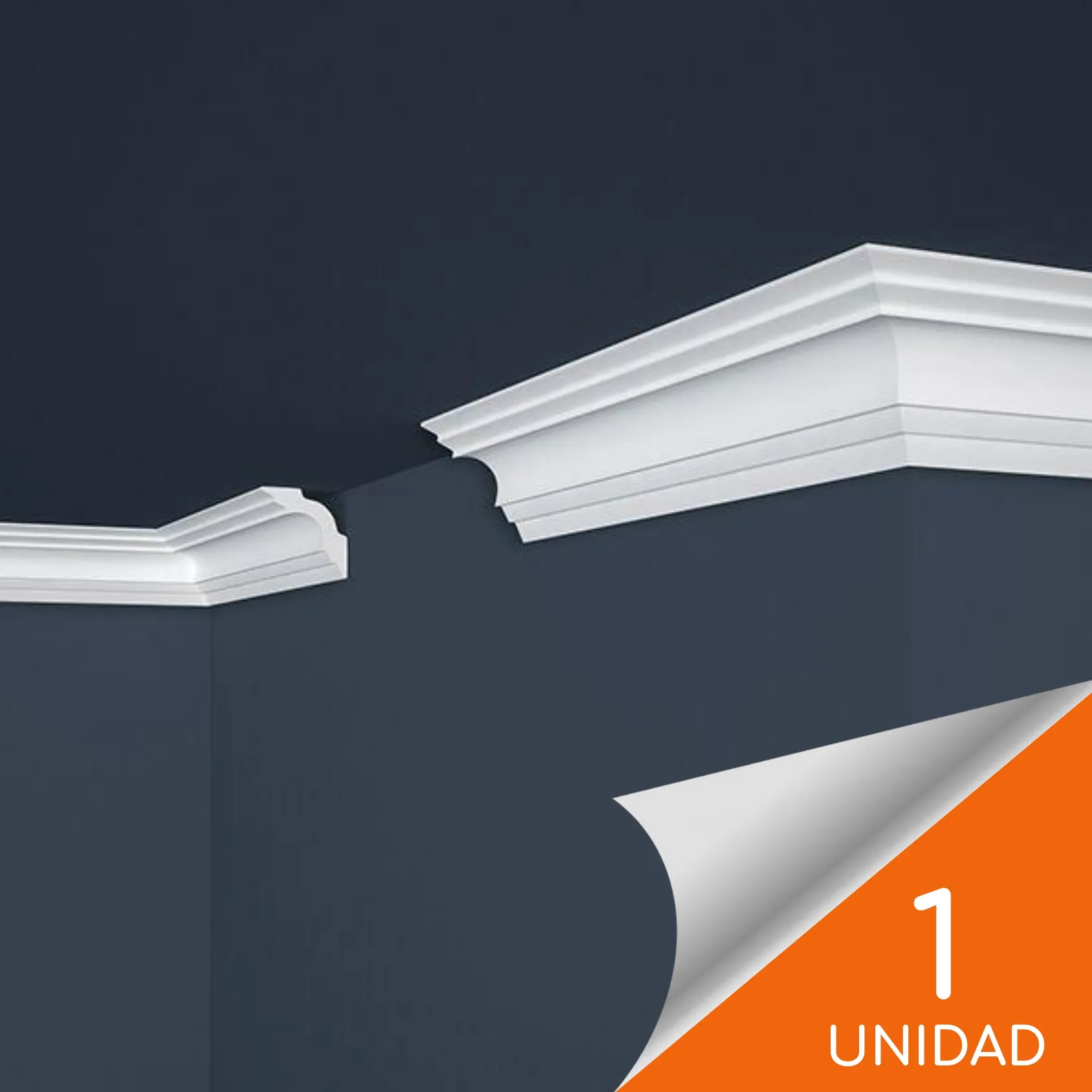 Cornisa E14 50 x 50mm x 2mt XPS 1 unidad