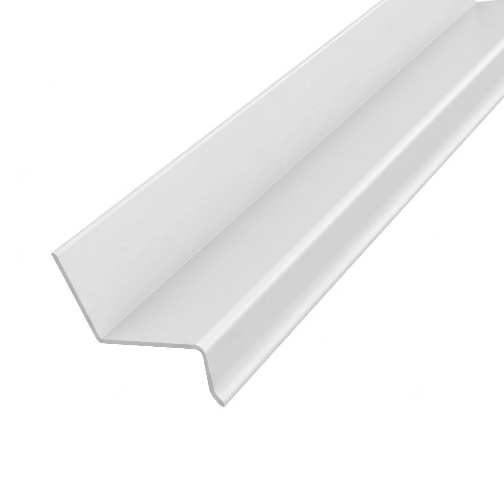 Perfil Cortagotera Siding PVC Blanco Anti-UV (3.8 m)
