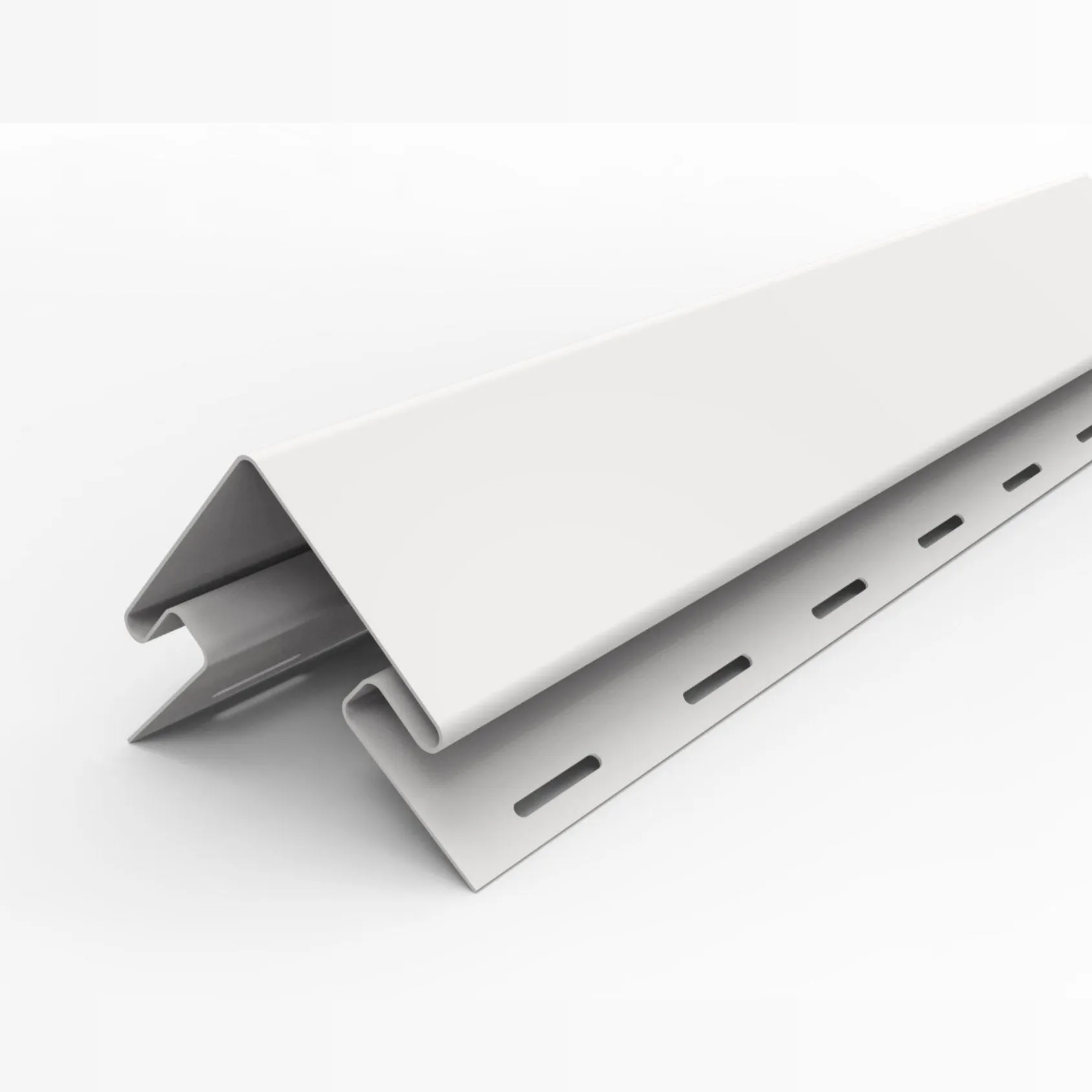Perfil Esquinero Exterior Siding CNP PVC Blanco Semibrillo (3 m)