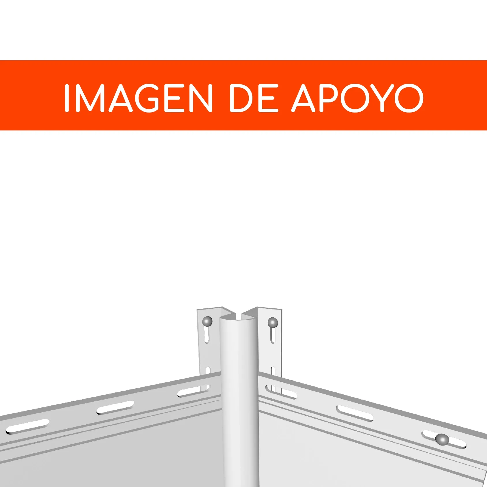 Perfil Esquinero Interior Siding CNP PVC Blanco Semibrillo (3 m)