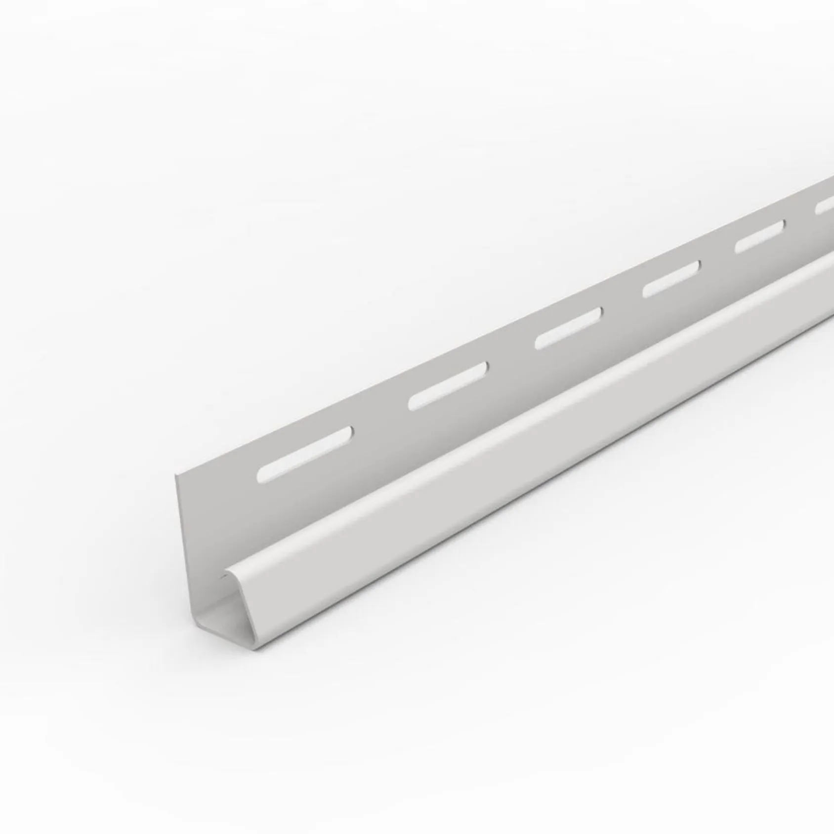 Perfil J Siding CNP PVC Blanco Semibrillo (3.8 m)