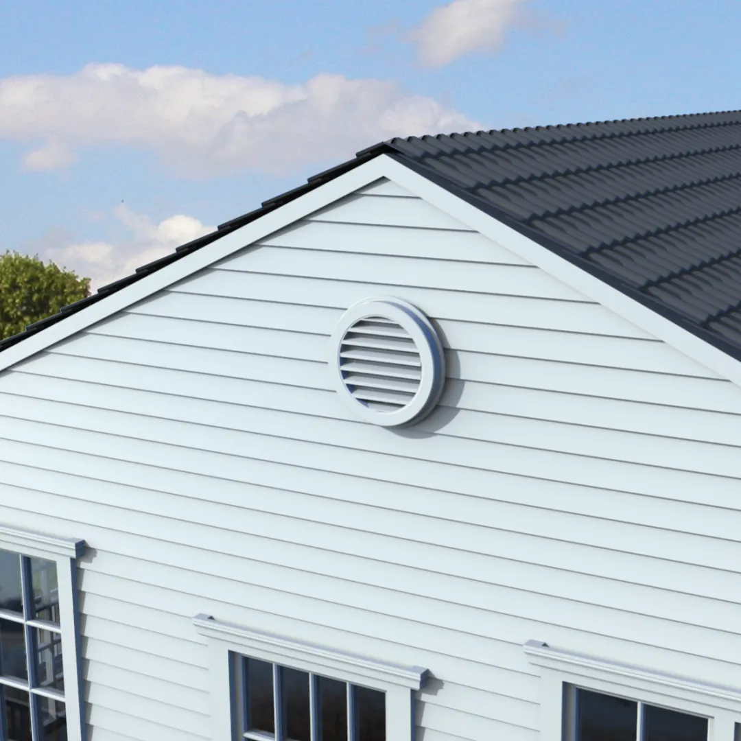 Celosía Circular para Siding CNP PVC Blanco (40.6 cm)