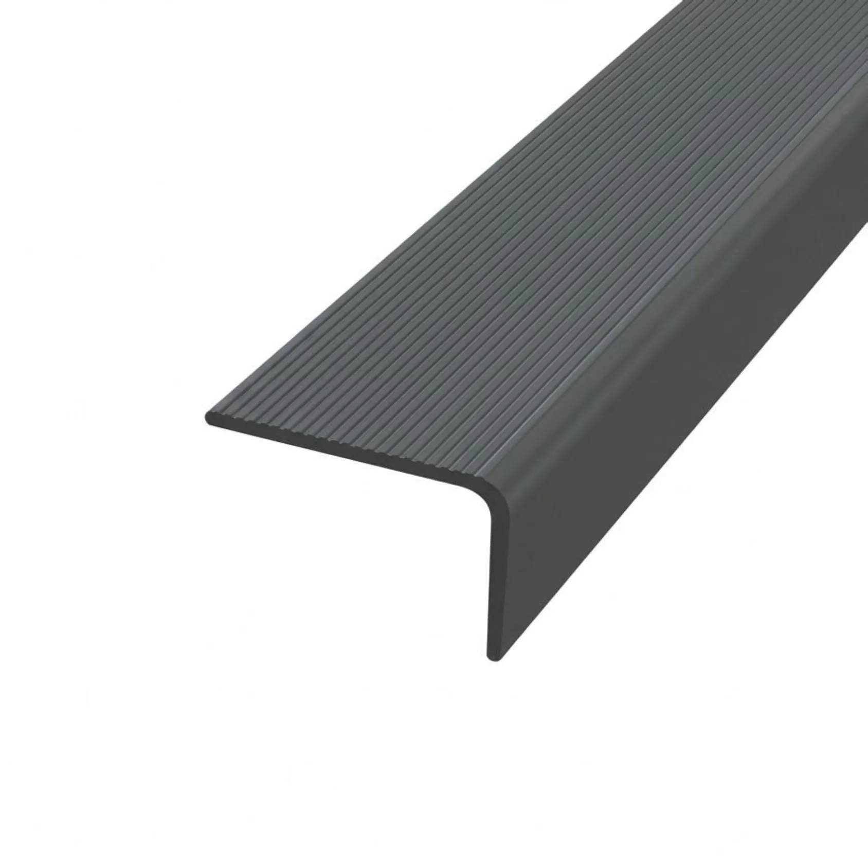 Perfil Narices de Grada 105 x 30mm Gris Oscuro 3 Metros