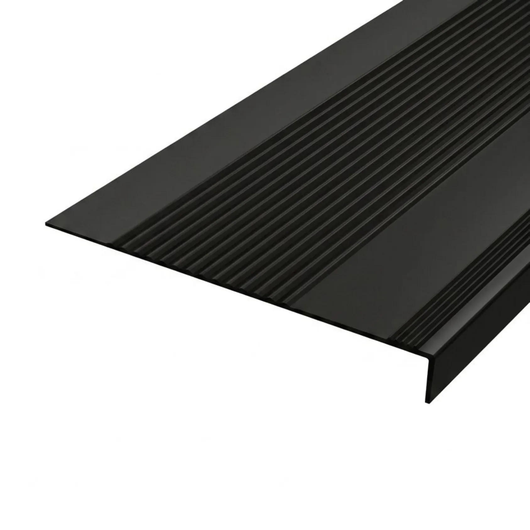 Perfil Grada Titan PVC 300 x 50mm Negro 1.2 Metros