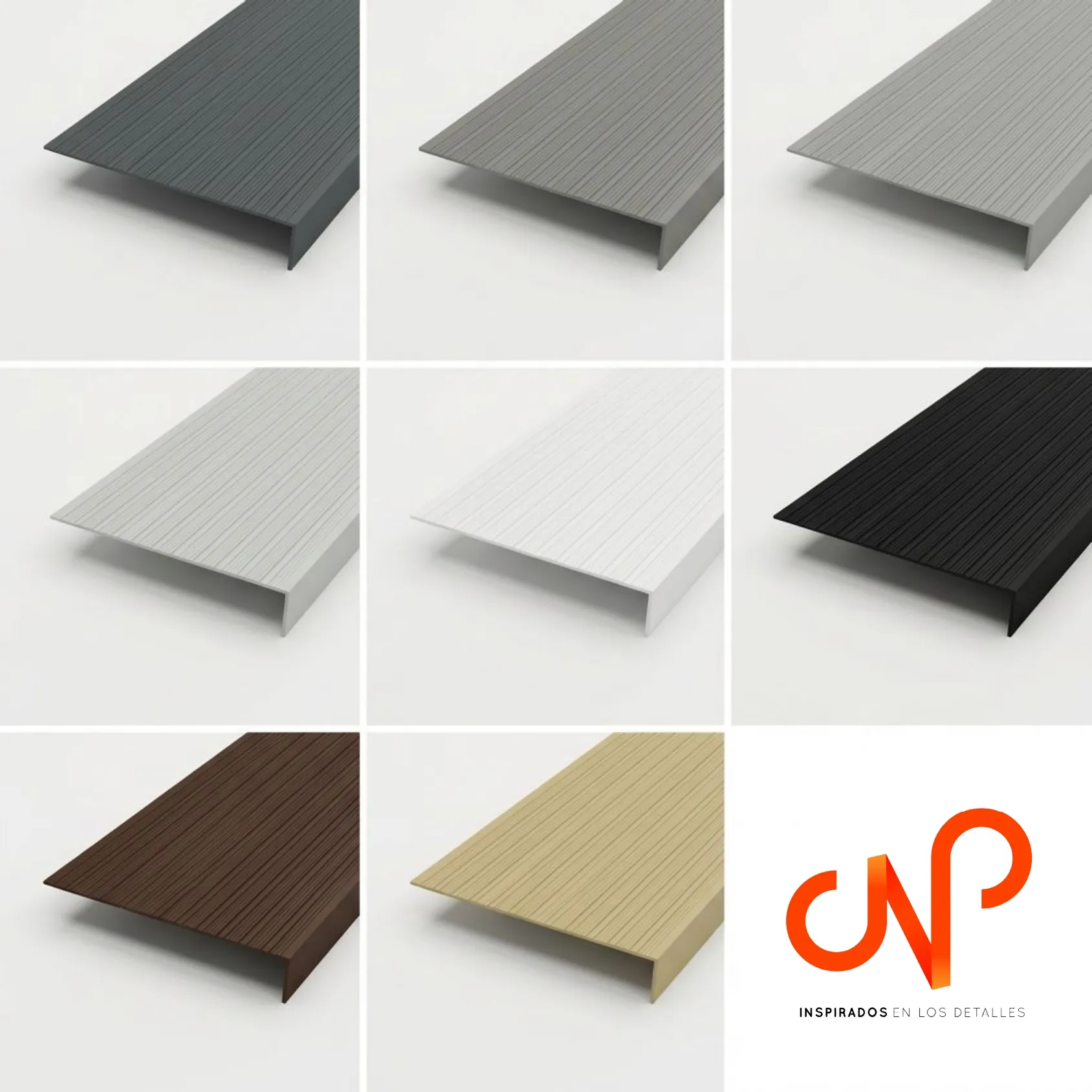 Perfil Grada Neo PVC 300 x 50mm Beige 3 Metros
