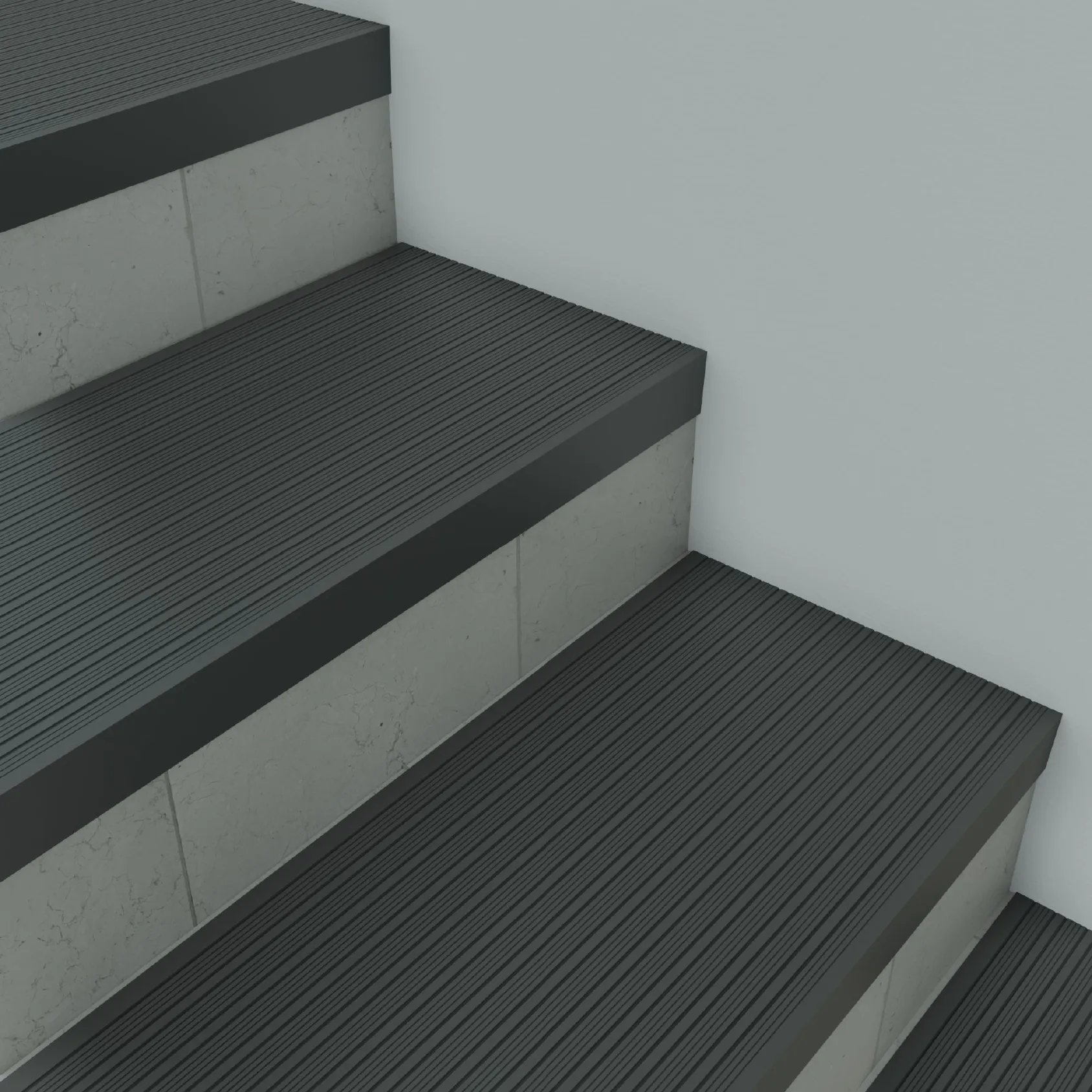 Perfil Grada Neo PVC 300 x 50mm Beige 3 Metros