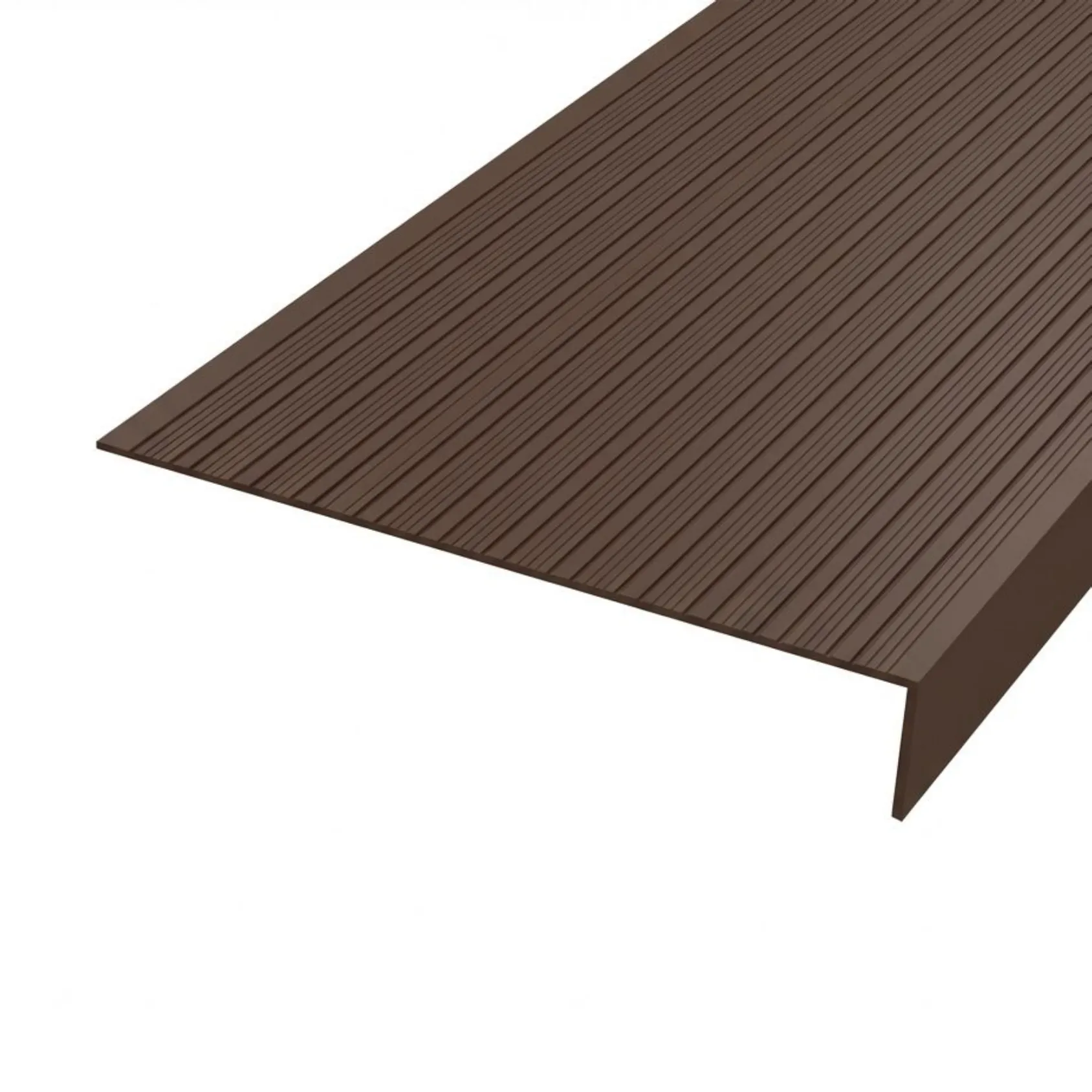 Perfil Grada Neo PVC 300 x 50mm Café 3 Metros