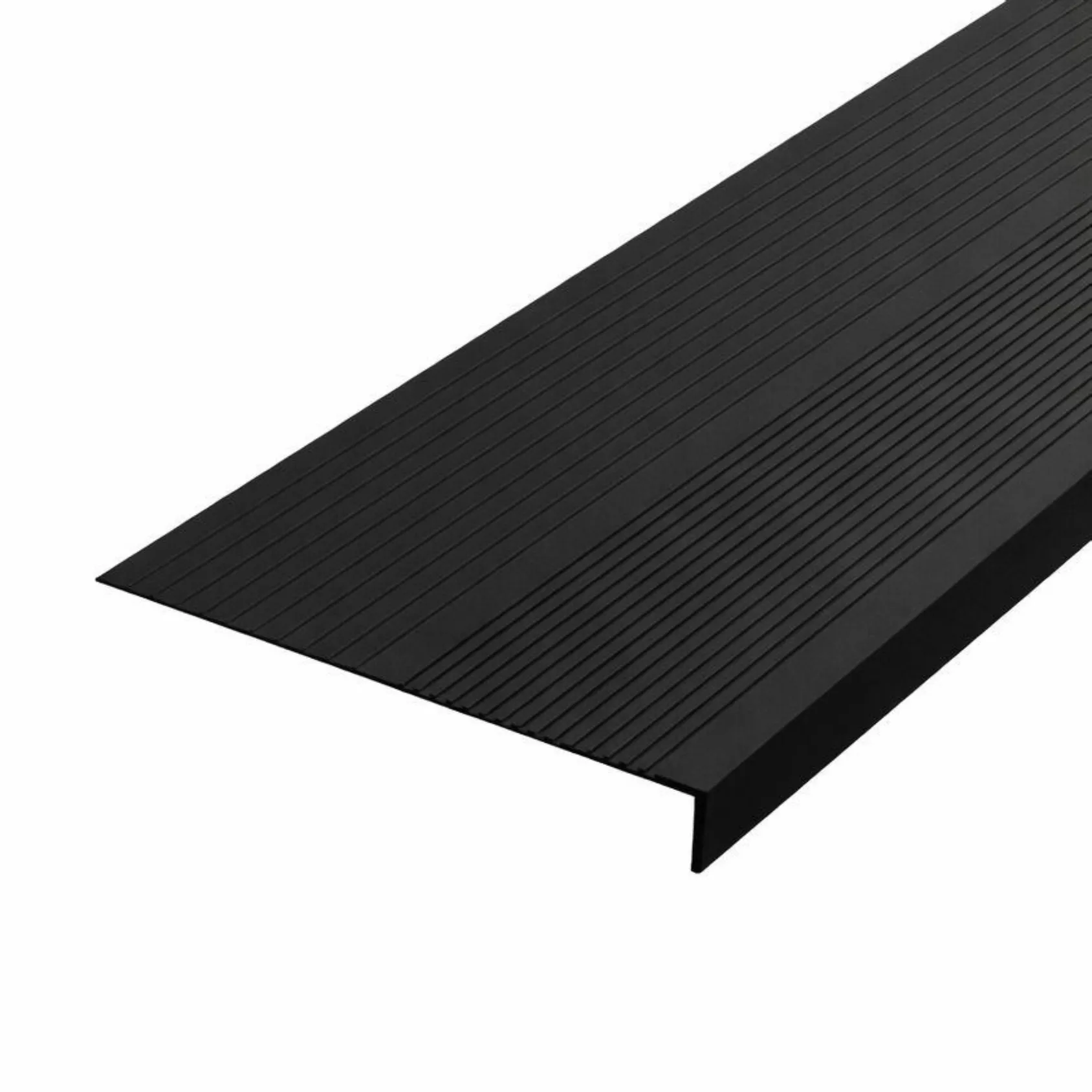 Perfil Grada Buffalo PVC 300 x 50mm Negro 1.2 Metros