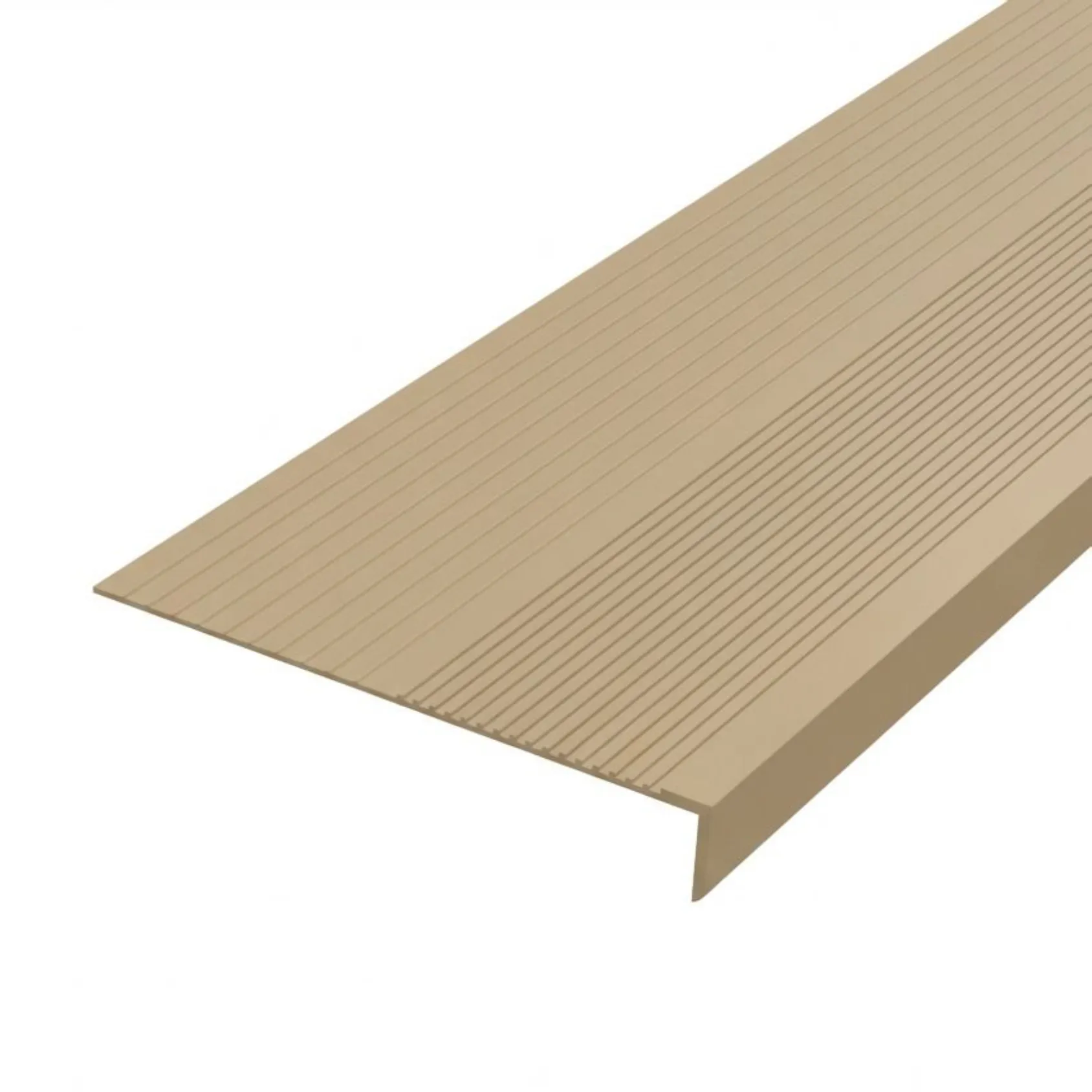 Perfil Grada Buffalo PVC 300 x 50mm Beige 1.2 Metros