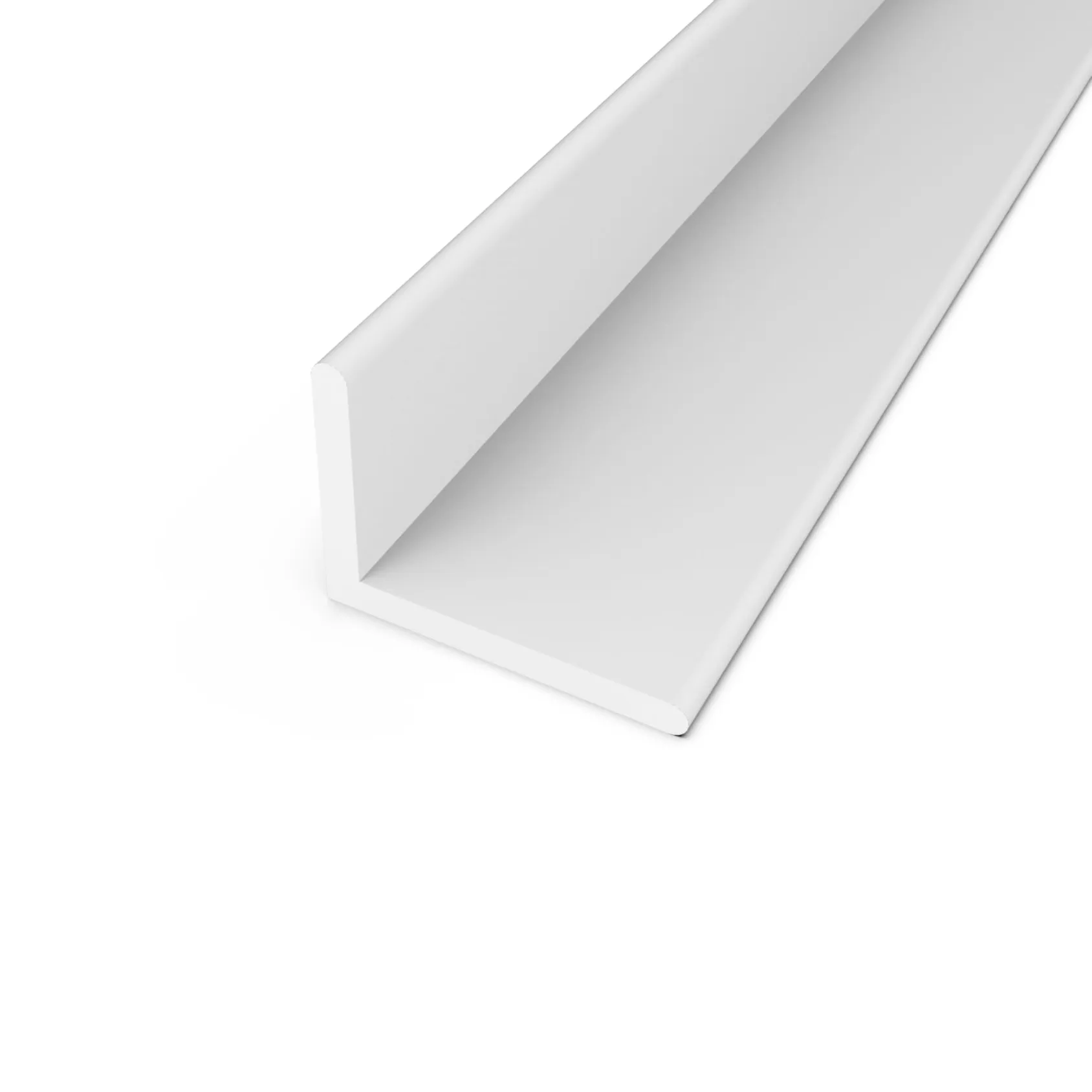 Perfil Ángulo PVC 30 x 20mm Blanco Tira de 3 Metros