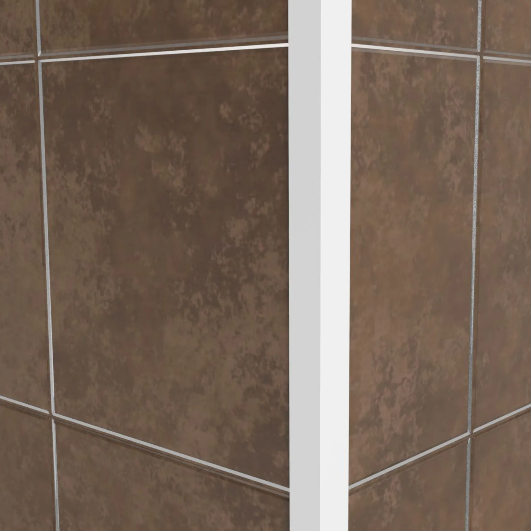 Perfil Ángulo PVC 60 x 20mm Blanco Tira de 3 Metros