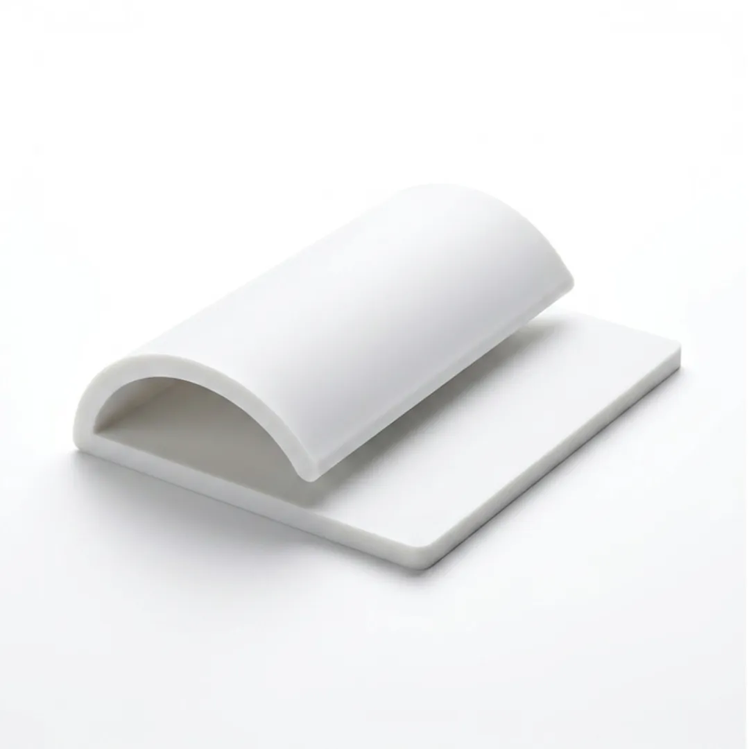 Terminación J PVC Blanco Para Pisos Vinílicos (25x17mm) Rollo de 50mt