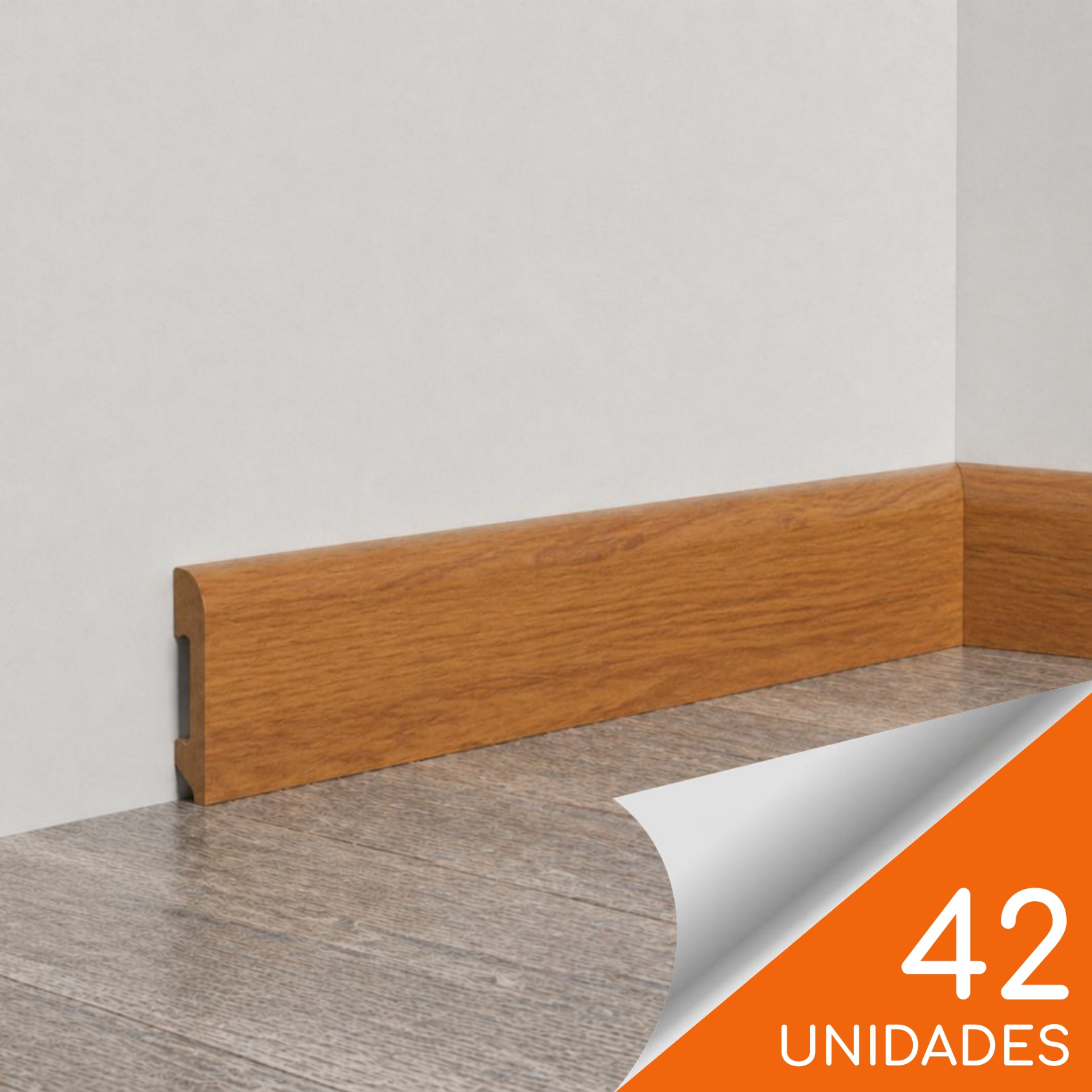 Guardapolvo FN-2 Haya 60 x 14mm x 2.4mt HDPS Caja 42 unidades