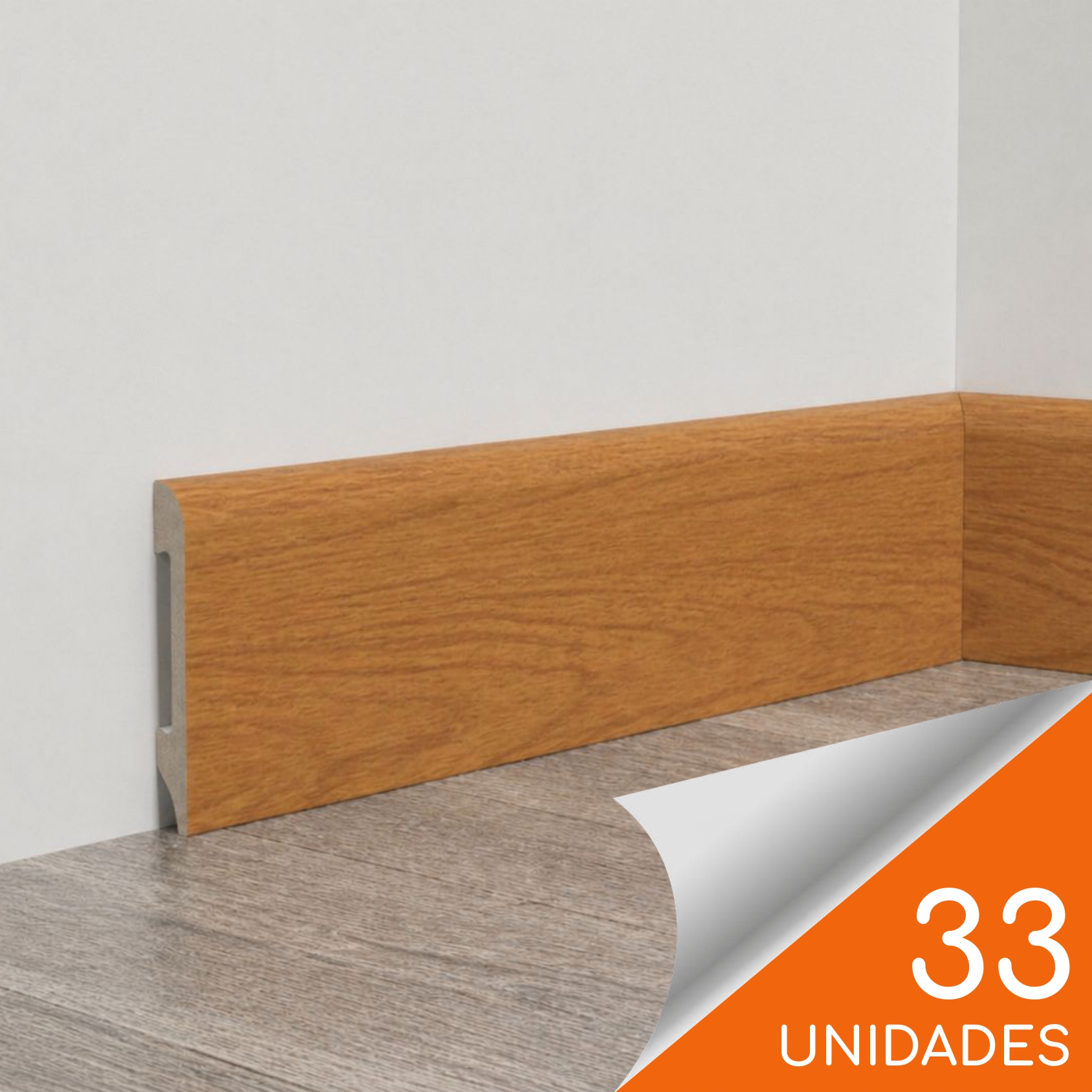 Guardapolvo FN-1 Haya 75 x 15mm x 2.4mt HDPS Caja 33 unidades
