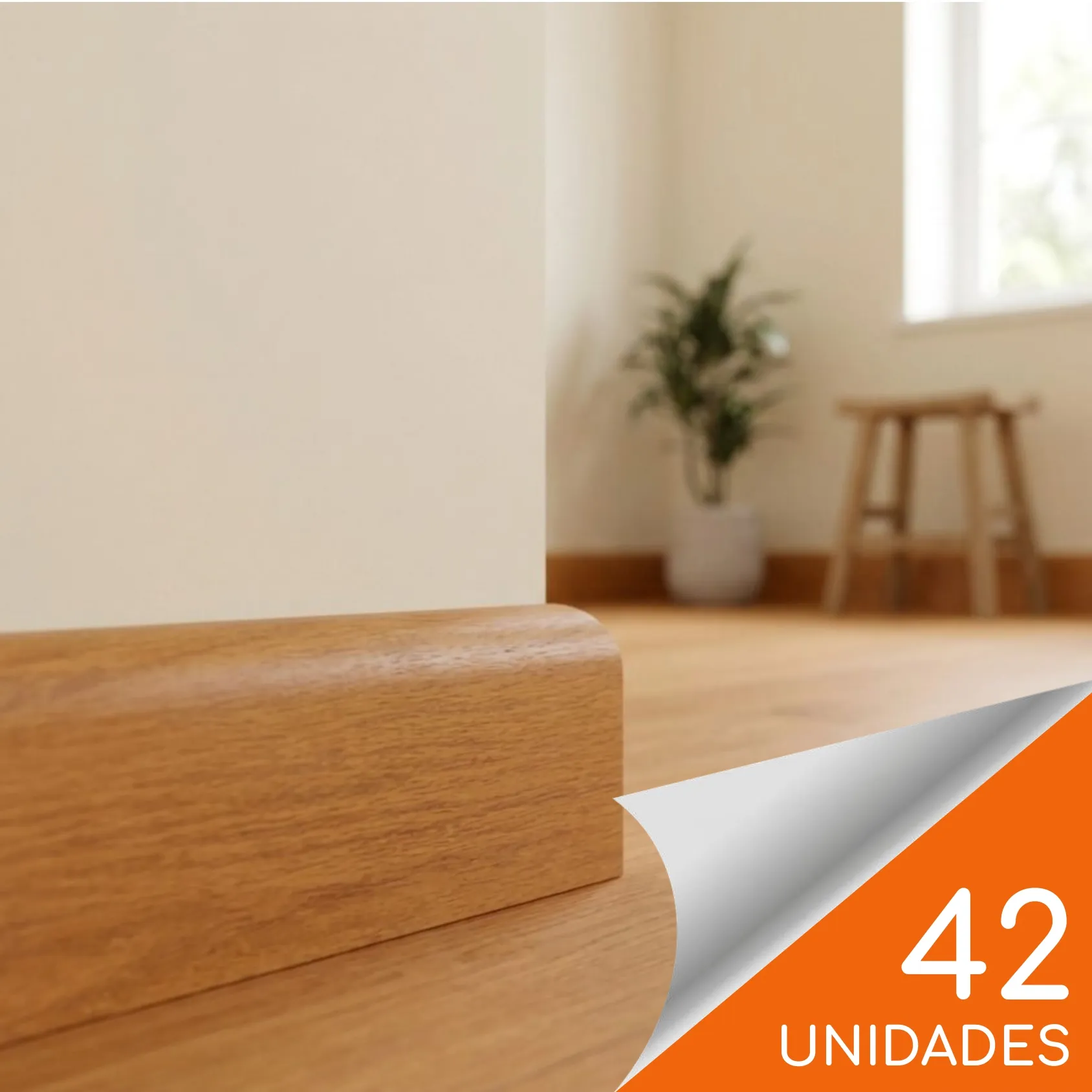 Guardapolvo FN-2 Haya 60 x 14mm x 2.4mt HDPS Caja 42 unidades