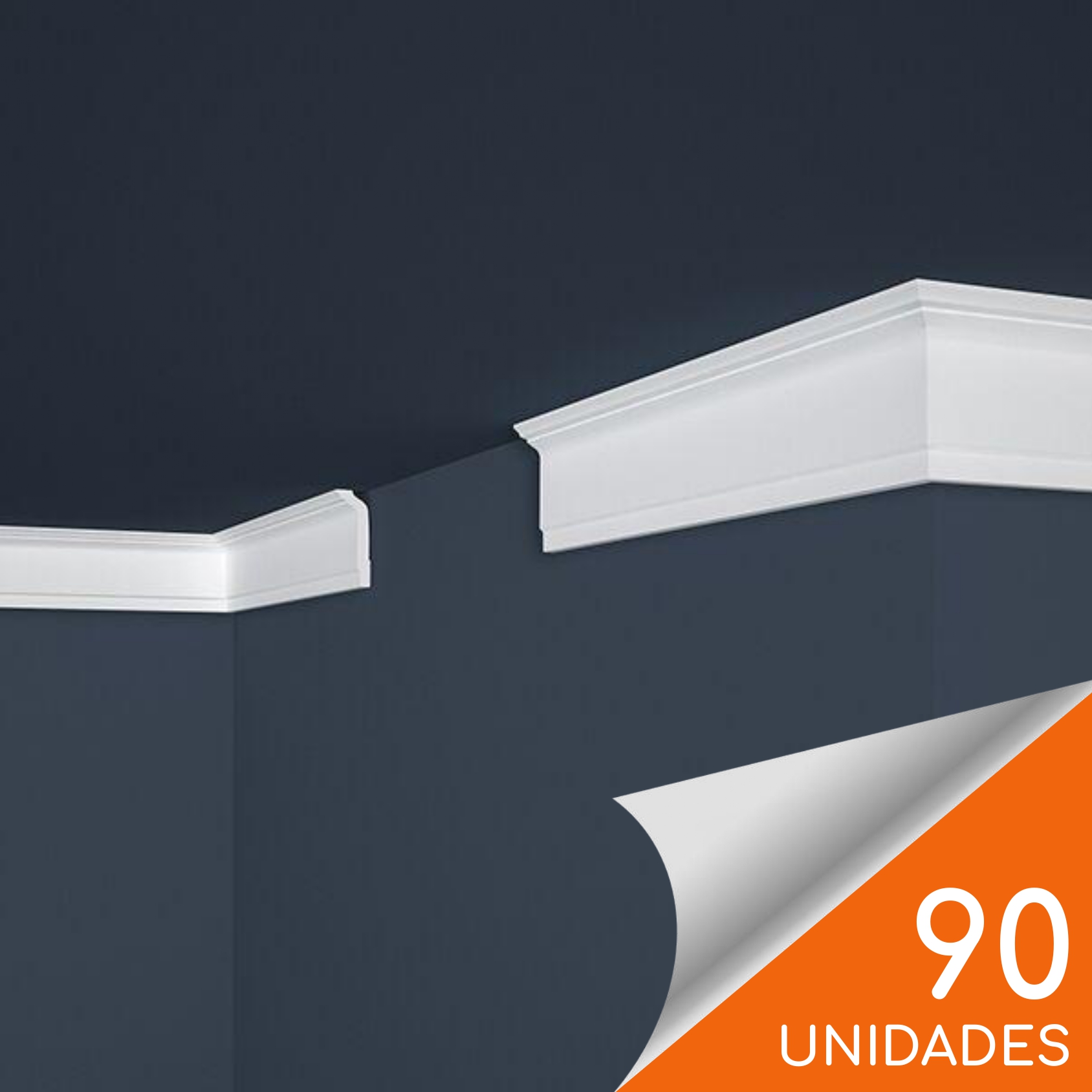 Cornisa E32 51 x 28mm x 2mt XPS Caja 90 unidades