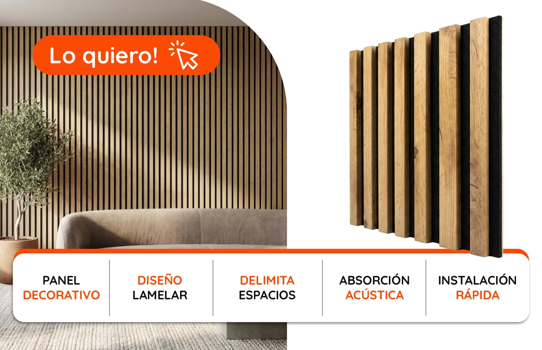 Panel acústico